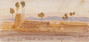 Vicino a Wady Halfeh da Edward Lear